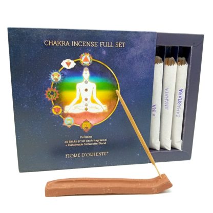 Caja regalo de incienso para equilibrar los chakras.
